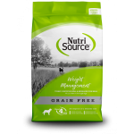 ALIMENTO PARA PERRO NUTRI SOURCE WEIGHT MANAGEMENT GRAIN FREE