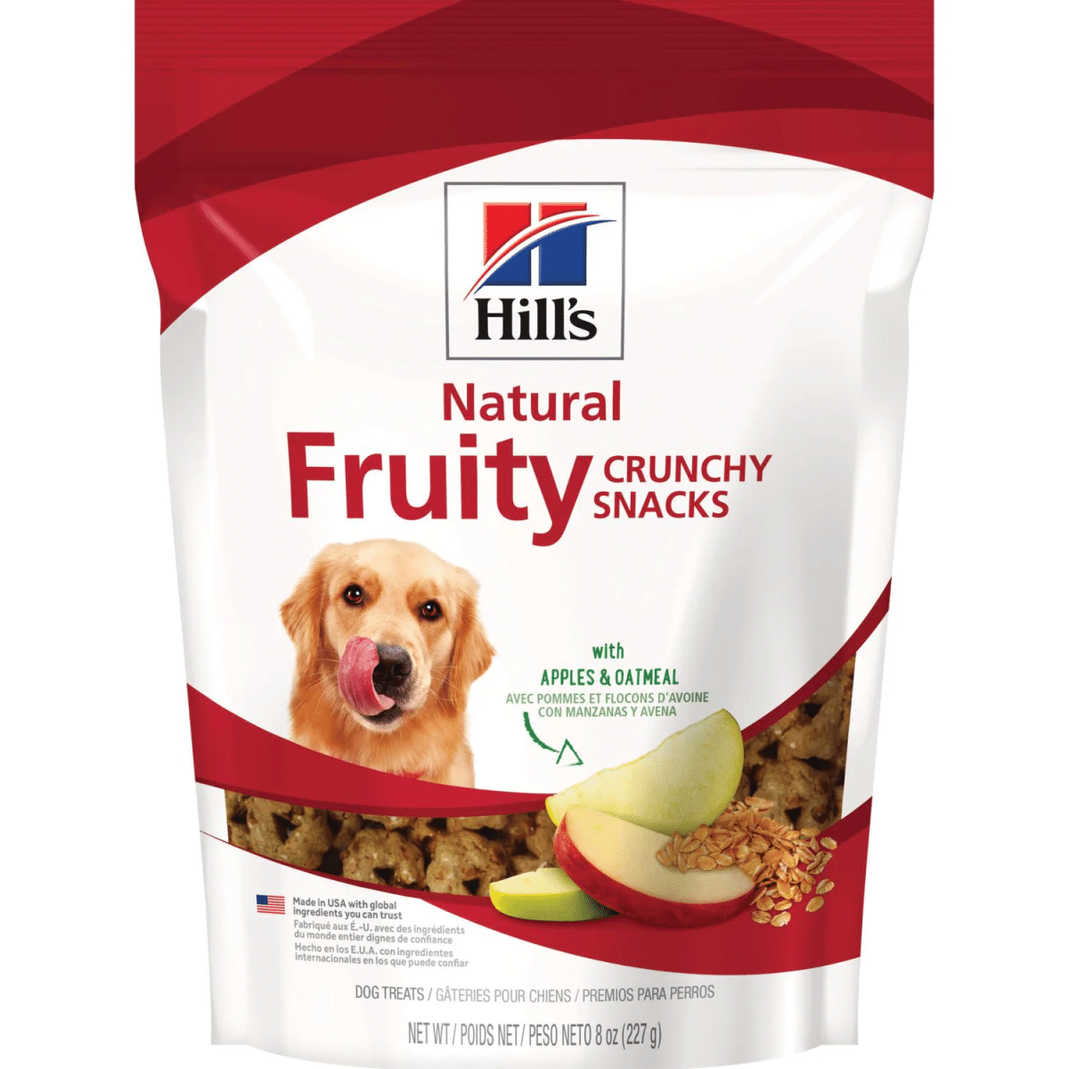 PREMIO PARA PERRO HILL'S SCIENCE DIET CRUNCHY FRUITY SNACKS APPLES & OATMEAL