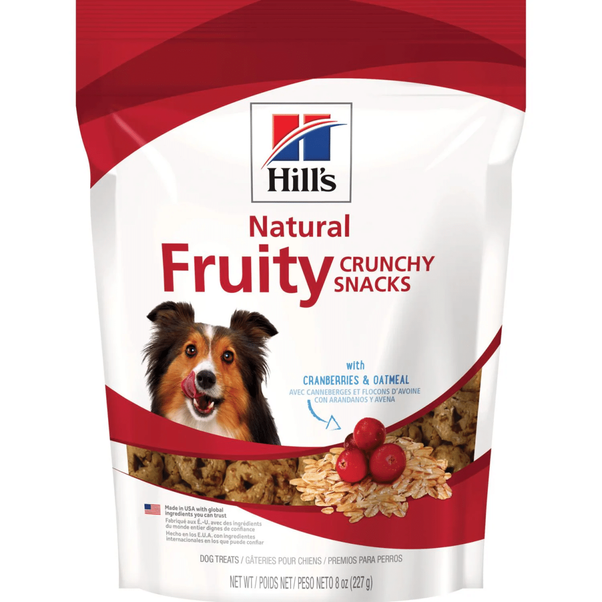 PREMIO PARA PERRO HILL'S SCIENCE DIET CRUNCHY FRUITY SNACKS CRANBERRIES & OATMEAL