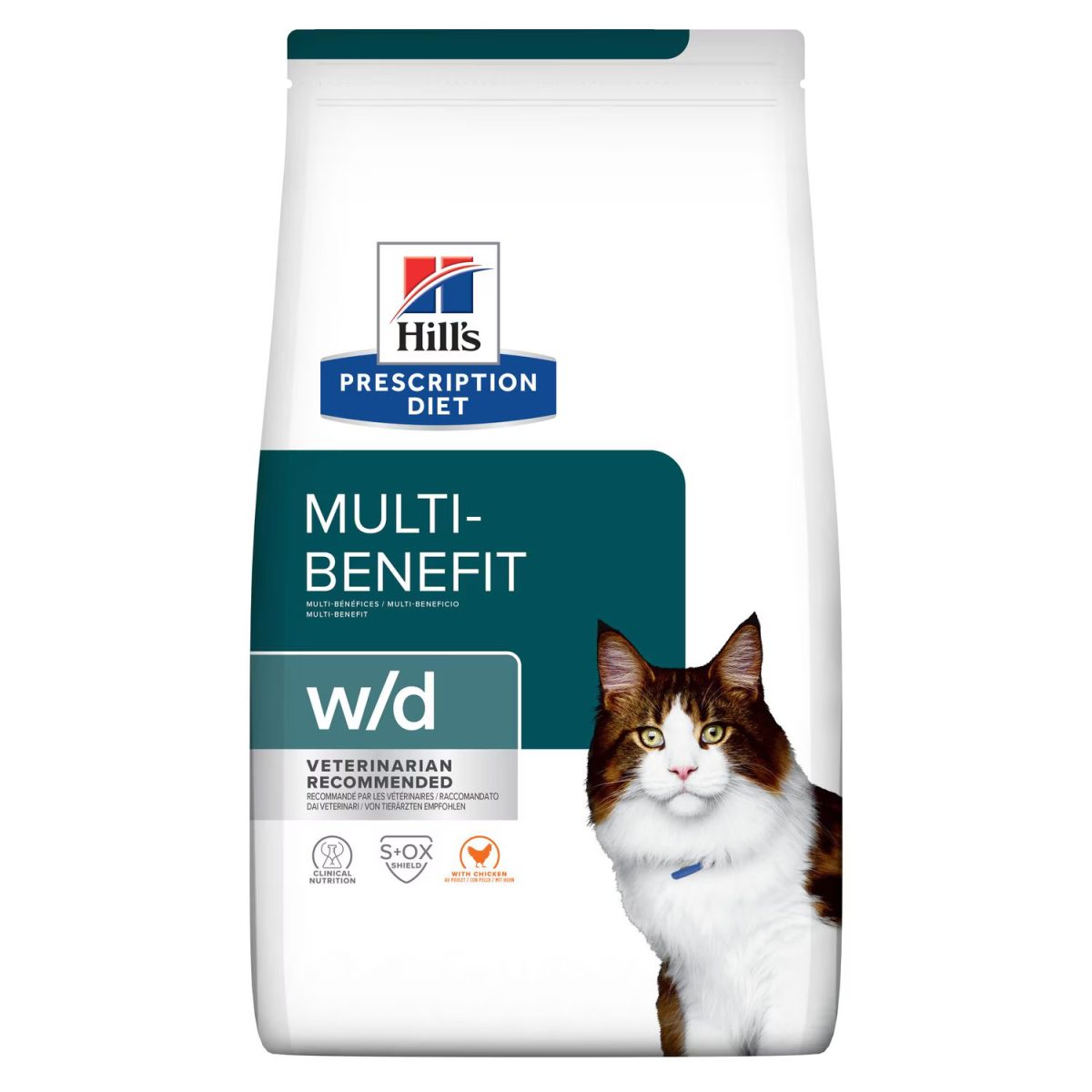 ALIMENTO PARA GATO HILL’S PRESCRIPTION DIET WD MULTI-BENEFIT