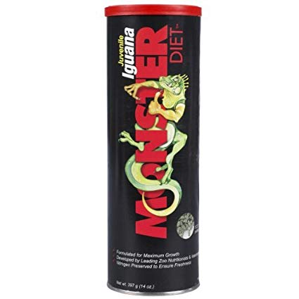 ALIMENTO PARA IGUANA MONSTER DIET JUVENILE IGUANA 14 ONZ