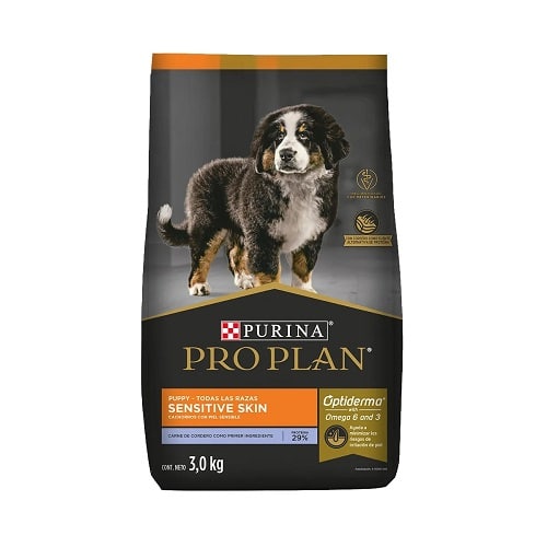 ALIMENTO PARA PERRO PRO PLAN CACHORRO PIEL SENSIBLE CORDERO