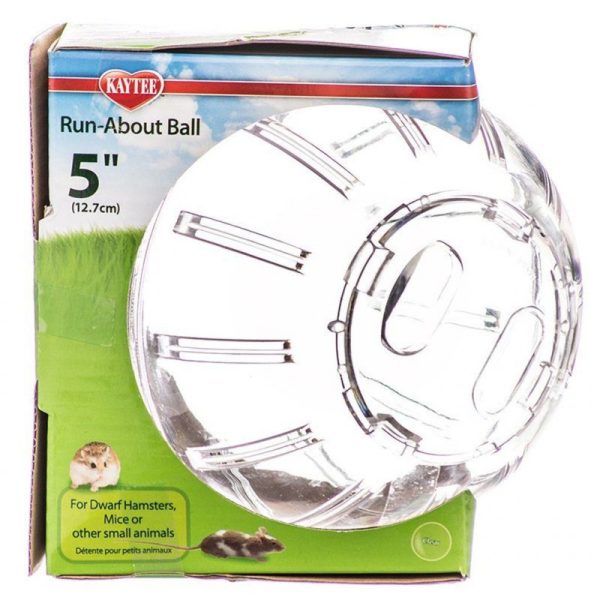 RUEDAS PARA HAMSTER TRANSPARENTE KAYTEE RUN ABOUT BALL CLEAR