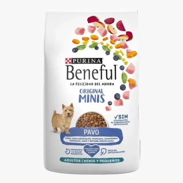 ALIMENTO PARA PERRO BENEFUL MINIS PAVO