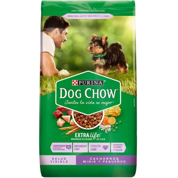 ALIMENTO PARA PERRO CACHORRO DOG CHOW RAZA PEQUEÑA