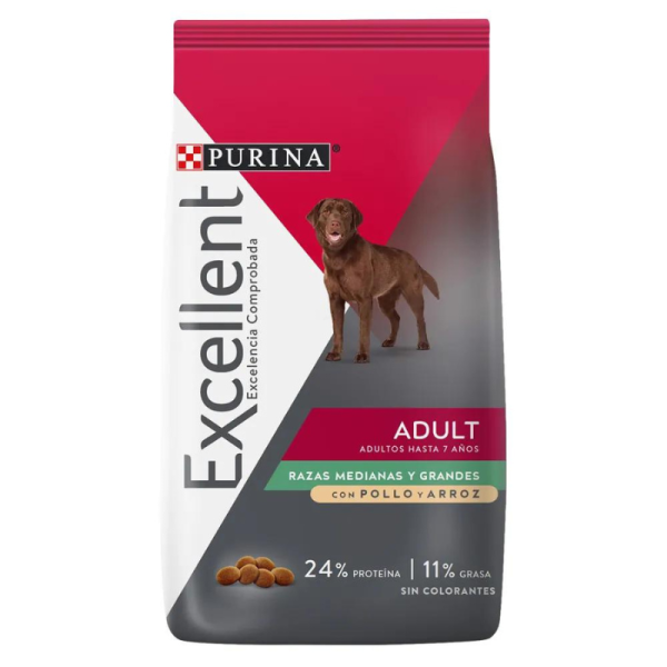 ALIMENTO PARA PERRO EXCELLENT RAZAS MEDIANAS Y GRANDES