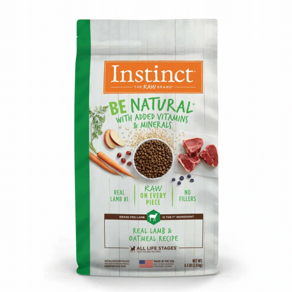 INSTINCT BE NATURAL LAMB & OATMEAL DOG