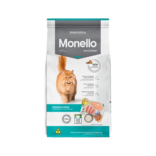 ALIMENTO PARA GATO MONELLO GATOS BOLAS DE PELOS