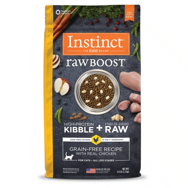 INSTINCT RAW BOOST GRAIN FREE CHICKEN CAT 5LB