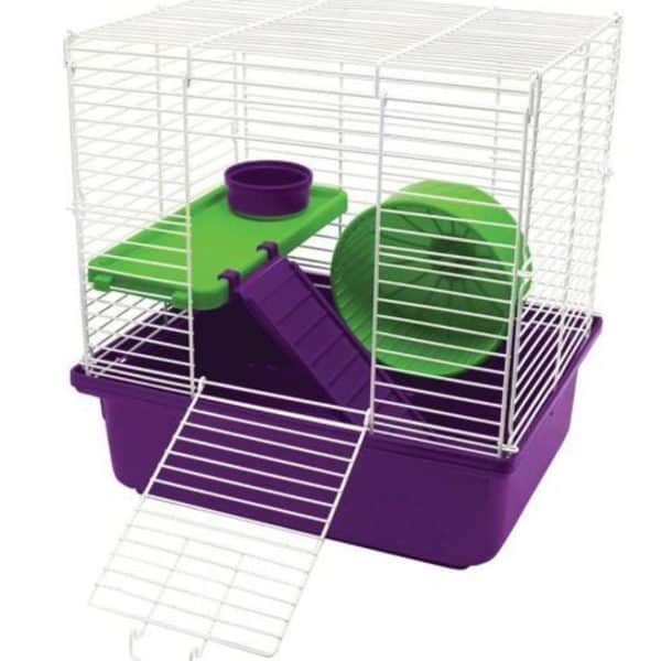 MY FIRST HOME - HÁBITAT PARA HAMSTER TIPO JAULA 2 PISOS