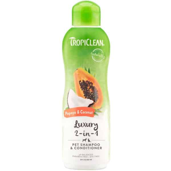 TROPICLEAN SHAMPOO & CONDITIONER PAPAYA & COCON 12OZ