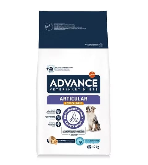 ALIMENTO PARA PERRO ADVANCE VETERINARY DIETS DOG ARTICULAR REDUCE CALORIES 3 KG