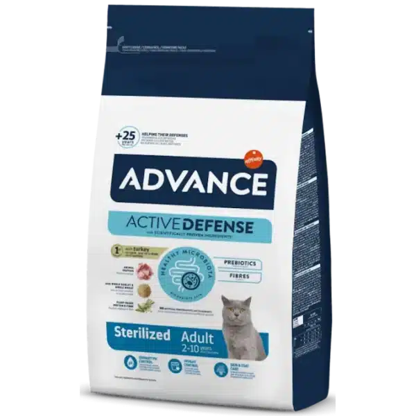 ALIMENTO PARA GATO ADVANCE CAT STERILIZED ADULT 1.5 KG