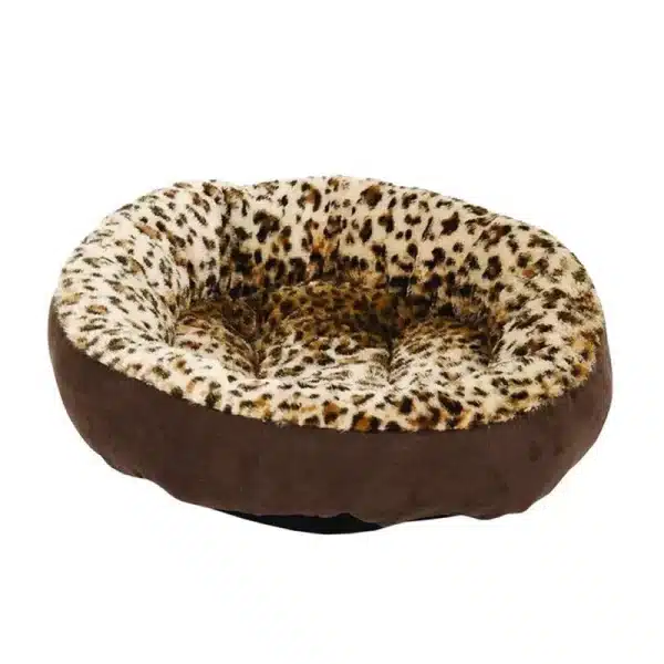 CAMA ROUND BED ANIMAL PRINT 18”