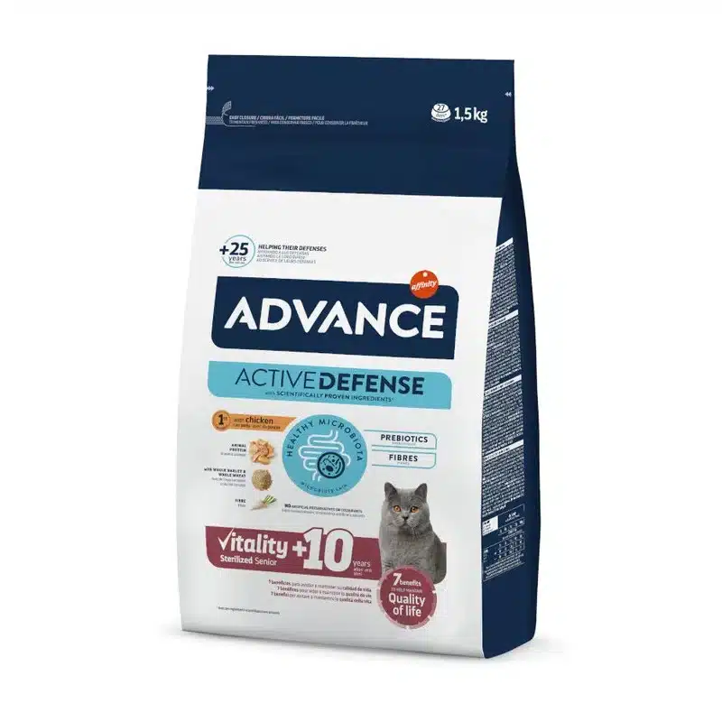 ALIMENTO PARA GATO ADVANCE CAT STERILIZED SENIOR 1.5 KG ALIMENTO PARA GATO ADVANCE CAT STERILIZED SENIOR 1.5 KG