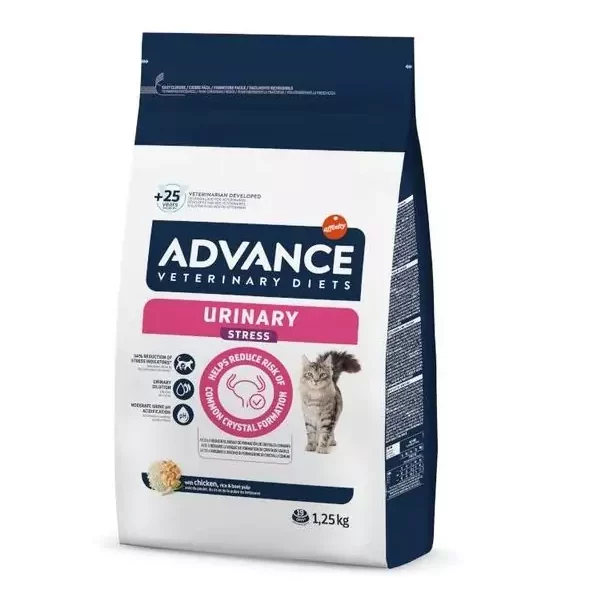 ALIMENTO PARA GATO ADVANCE VETERINARY DIETS CAT URINARY STRESS 1.25 KG