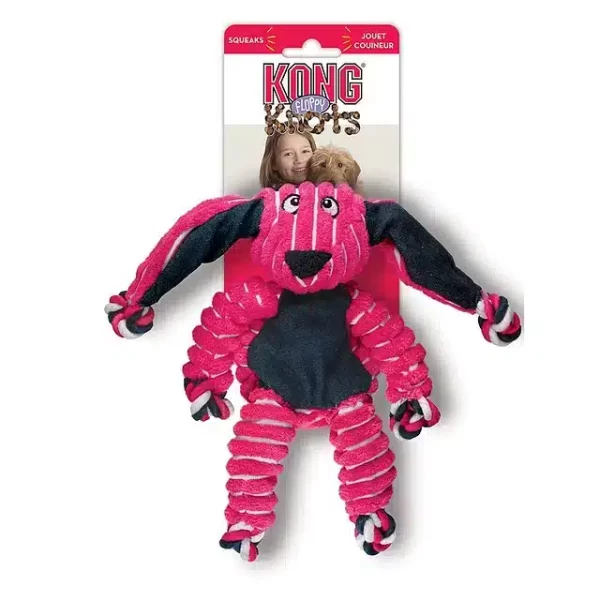 JUGUETE PARA PERROS KONG FLOPPY KNOTS BUNNY MD / LG