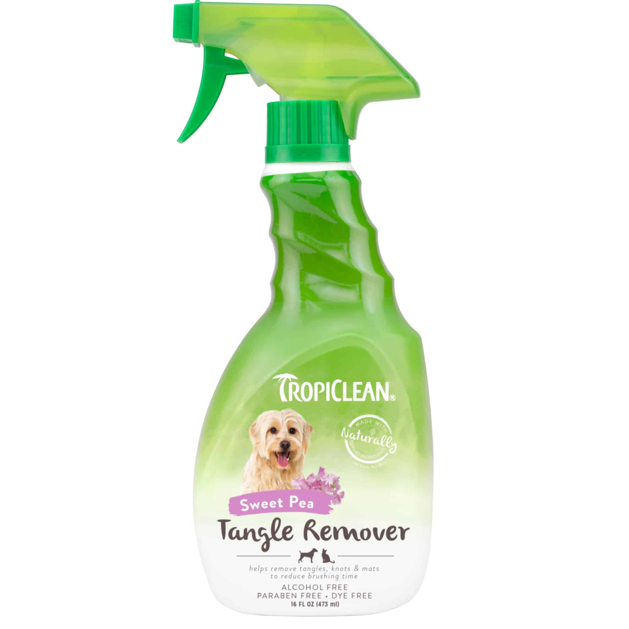 TROPICLEAN TANGLE REMOVER SPRAY - SWEET PEA 16 OZ TROPICLEAN TANGLE REMOVER SPRAY - SWEET PEA 16 OZ