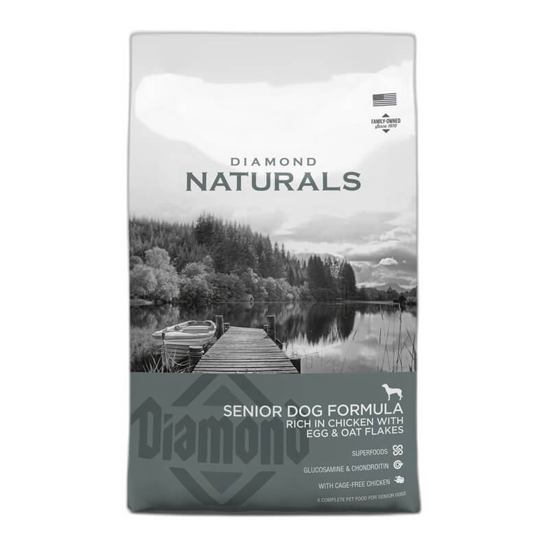 AGN0100019 DIAMOND NATURALS SENIOR DOG FORMULA RICH IN CHICKEN WITH EGG & OAT FLAKES - Image 1