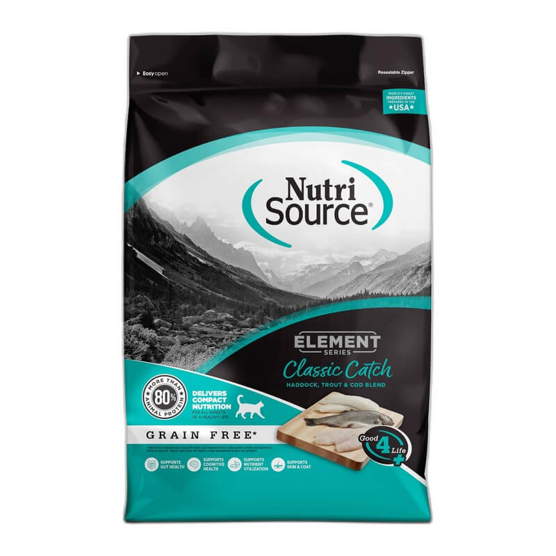 DT0BDC206 NUTRISOURCE ELEMENT SERIES CLASSIC CATCH CAT FOOD - Image 1