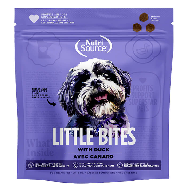 DT0BTD202 NUTRISOURCE LITTLE BITES WITH DUCK TREAT - Image 1