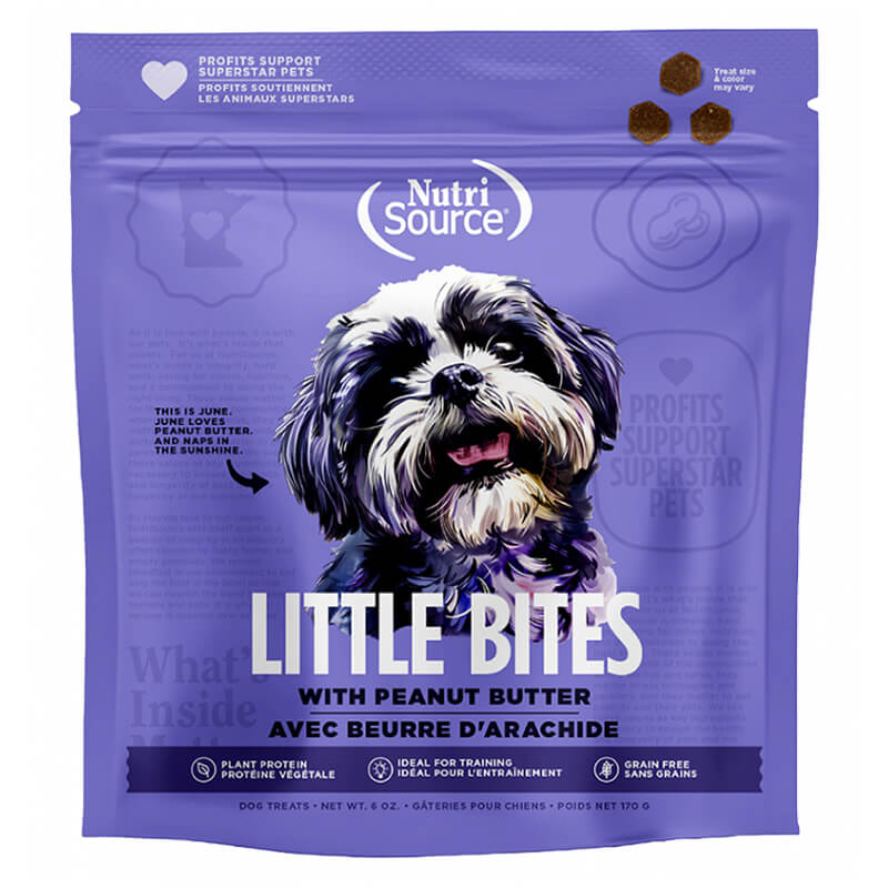 DT0BTD207 NUTRISOURCE LITTLE BITES WITH PEANUT BUTTER TREAT - Image 1