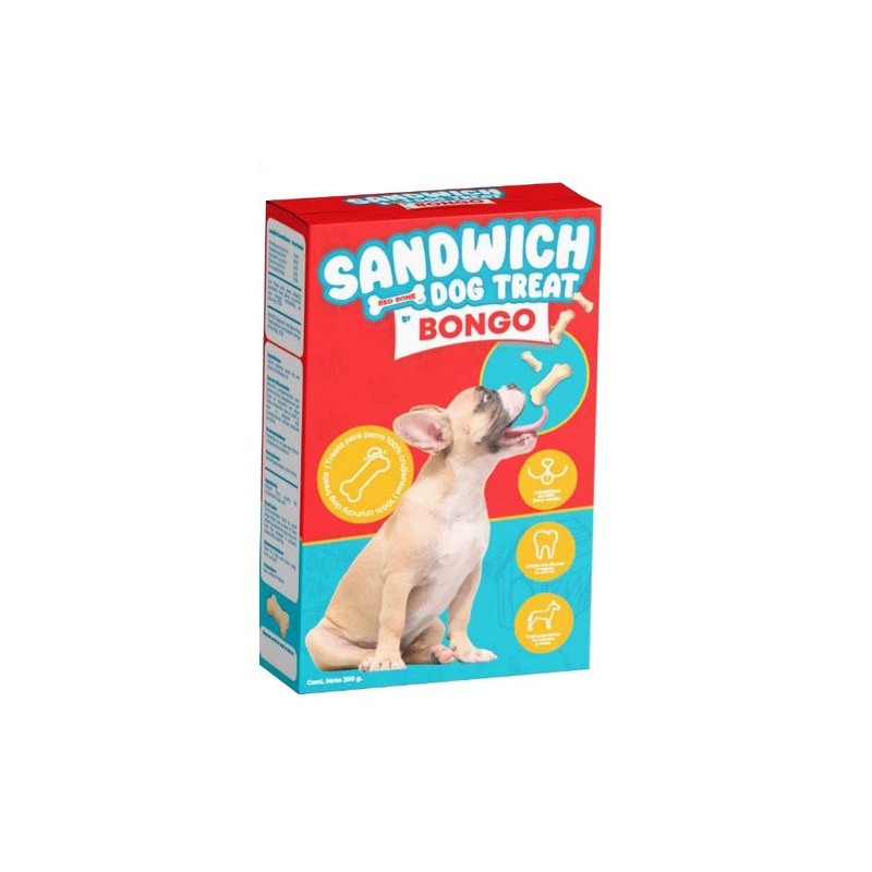 EGM010065 BONGO SANDWICH BONE DOG TREAT - Image 1