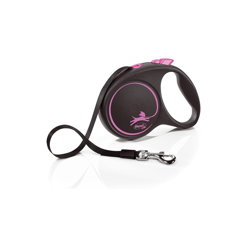 EGM033210 FLEXI RETRACTABLE BLACK DESIGN - ROSADO - Image 1