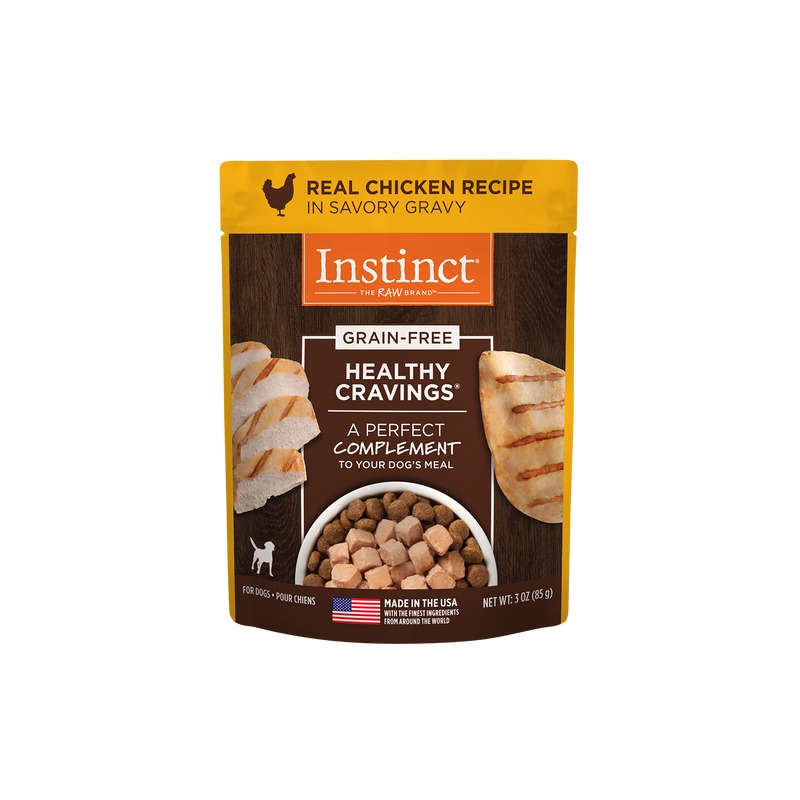 EGM061001 INSTINCT HEALTHY CRAVINGS CHICKEN FOR DOGS - POUCHES - Image 1