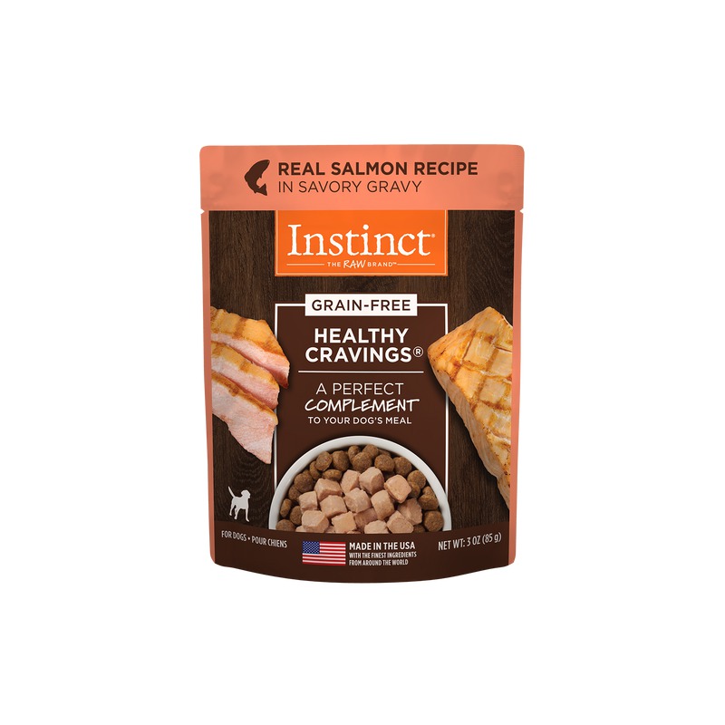 EGM061020 INSTINCT HEALTHY CRAVINGS SALMON FOR DOGS - POUCHES - Image 1