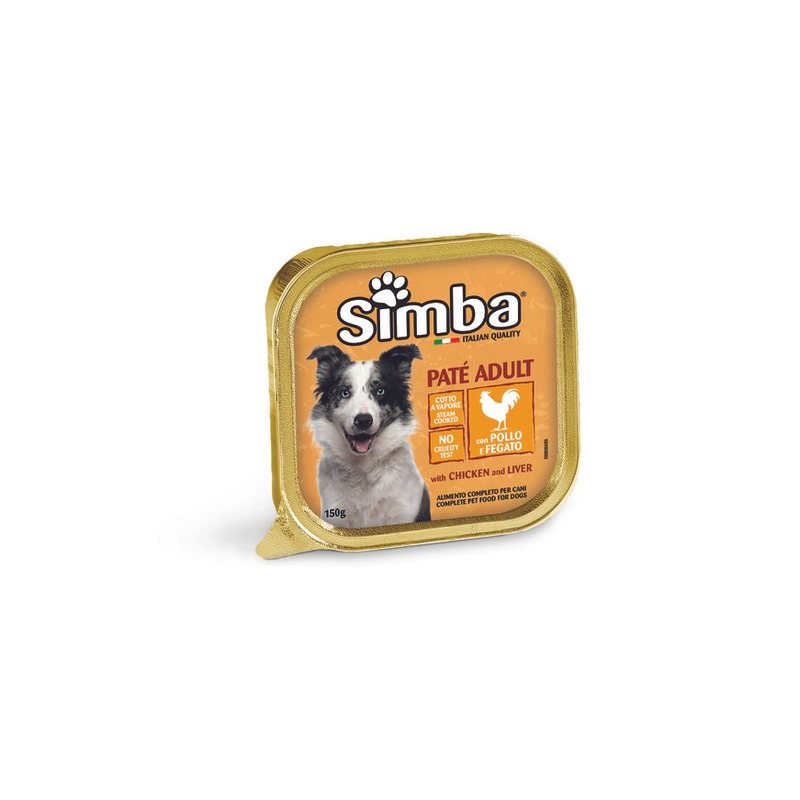 EGM070009263 SIMBA BANDEJA DE ALUMINIO PARA PERRO - PATÉ DE POLLO E HÍGADO - Image 1