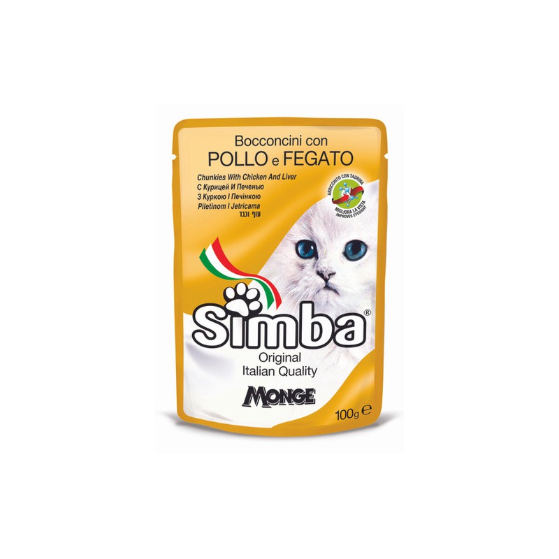 EGM070009355 SIMBA POUCH PARA GATO - CHUNKIES DE POLLO E HÍGADO - Image 1