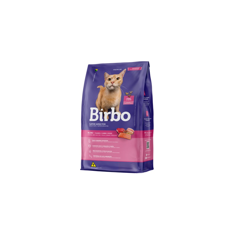 EGM0702456 BIRBO GATOS ADULTOS BLEND – POLLO, CARNE Y PESCADO - Image 1