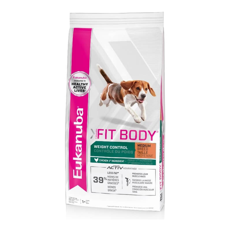 BN07142150 EUKANUBA FIT BODY WEIGHT CONTROL MEDIUM BREED - Image 1