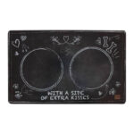 MUTT NATION PLASTIC MAT - CHALKBOARD