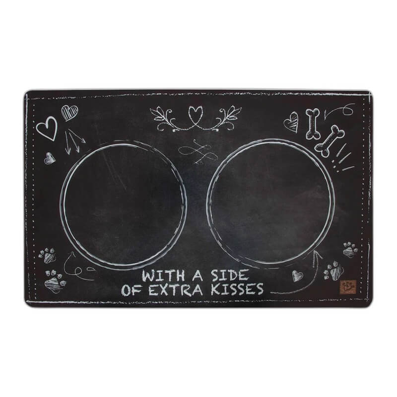 BN13210 MUTT NATION PLASTIC MAT - CHALKBOARD - Image 1
