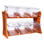 DURAPETS GABINETE POS PARA MOSTRADOR NARANJA 3X2 - SIMPLE