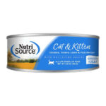 NUTRISOURCE COMIDA HÚMEDA PARA GATO, FORMULA DE POLLO, CORDERO, PAVO Y PESCADO