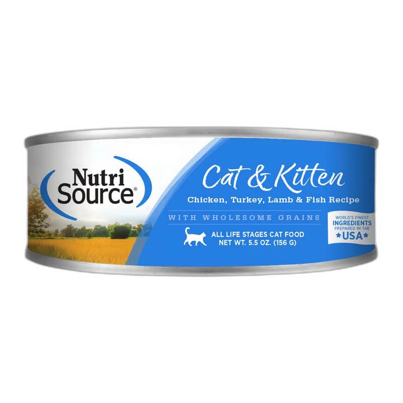 DT1BCC010 NUTRISOURCE COMIDA HÚMEDA PARA GATO, FORMULA DE POLLO, CORDERO, PAVO Y PESCADO - Image 1