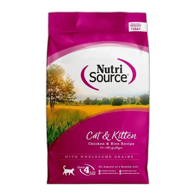 DT1BDC214 NUTRISOURCE CAT & KITTEN CHICKEN & RICE FORMULA - Image 1