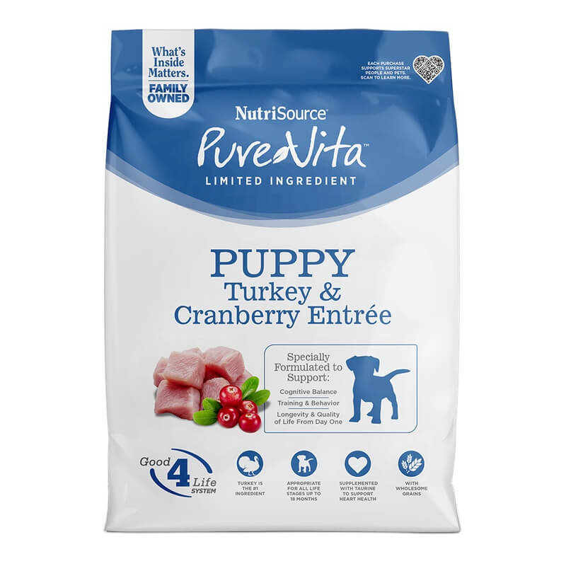 DT1BDD813 PURE VITA PUPPY TURKEY & CRANBERRY - Image 1