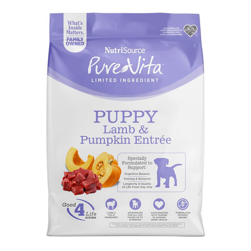 DT1BDD816 PURE VITA PUPPY LAMB & PUMPKIN GF - Image 1