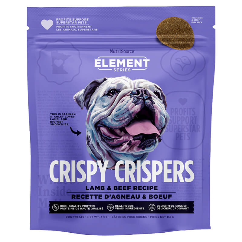 DT1BTD222 NUTRISOURCE ELEMENT CRISPY CRISPERS LAMB & BEEF TREAT - Image 1