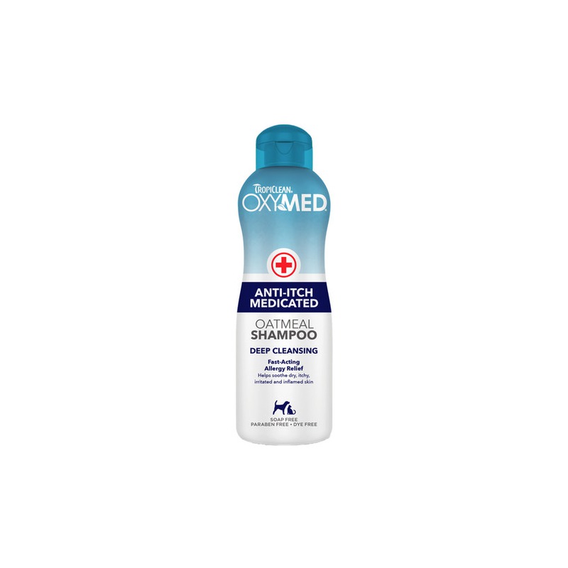 EGM1500332 TROPICLEAN OXY MED ANTI ITCH MEDICATED OATMEAL SHAMPOO - Image 1