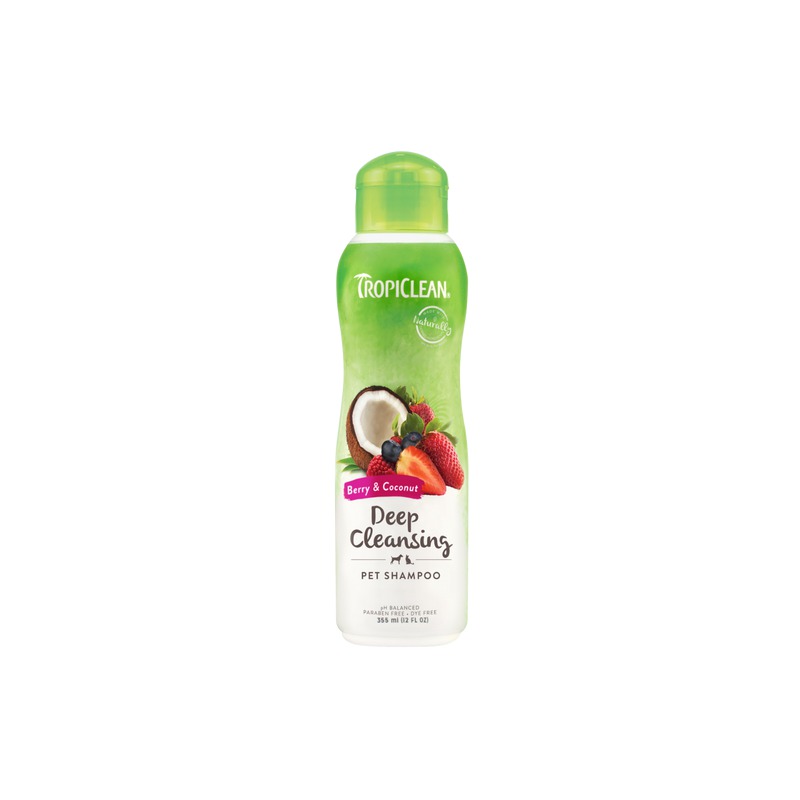 EGM1520249 TROPICLEAN SHAMPOO BERRY & COCONUT DEEP CLEASING - Image 1