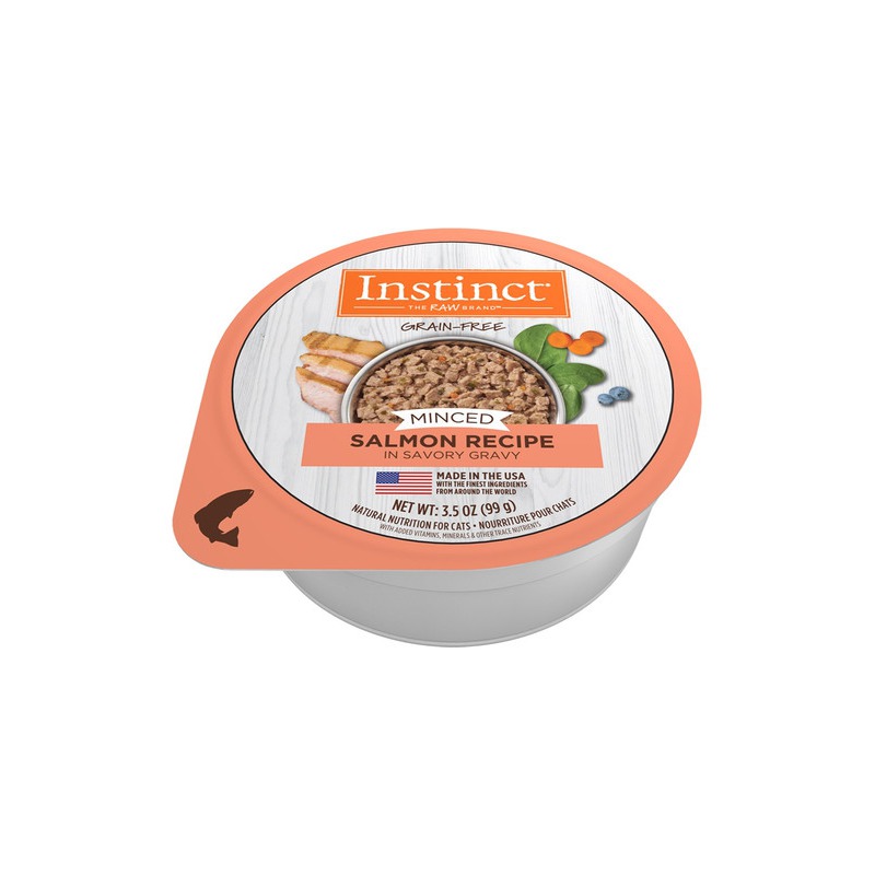 EGM161030 INSTINCT MINCED CUPS SALMON RECIPE FOR CATS - CUPS - Image 1