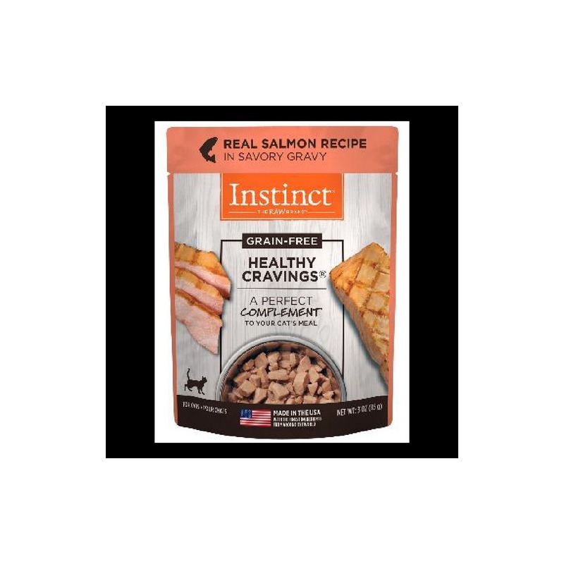EGM161032 INSTINCT HEALTHY CRAVINGS SALMON FOR CATS - POUCHES - Image 1