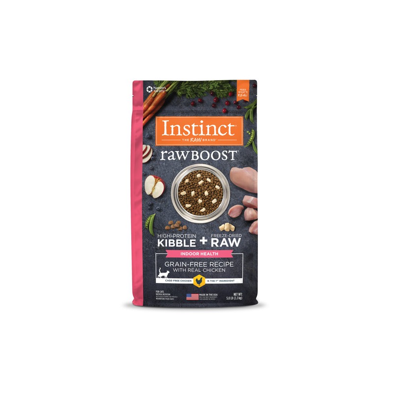 EGM165869 INSTINCT RAW BOOST GRAIN-FREE CHICKEN – INDOOR HEALTH FOR CATS - Image 1