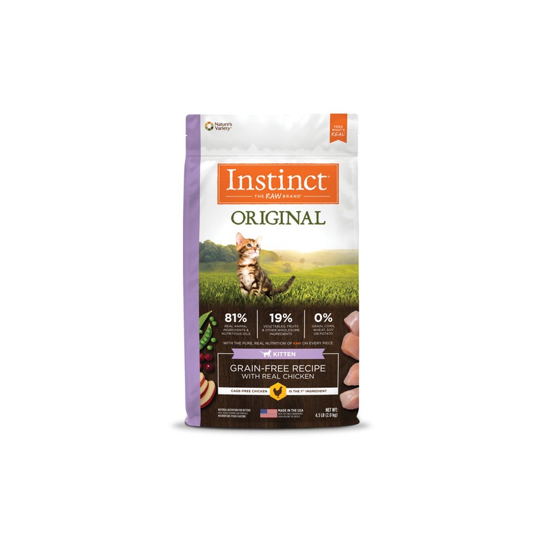 EGM165875 INSTINCT ORIGINAL GRAIN-FREE KITTEN CHICKEN FOR CATS - Image 1