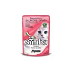 SIMBA POUCH PARA GATO - CHUNKIES DE SALMON Y BESUGO